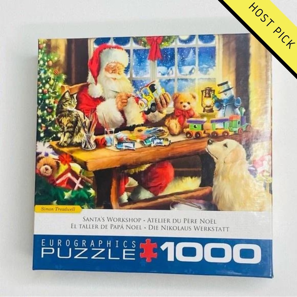 Santa's Workshop 1000 Piece Puzzle